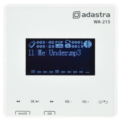 WA-215 Wall Mount Amplifier + Media Player with Bluetooth